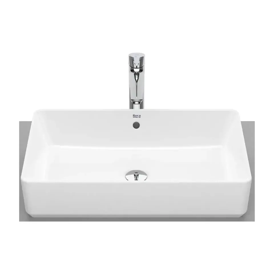 Nadgradni lavabo Roca The Gap bela 60x37 cm