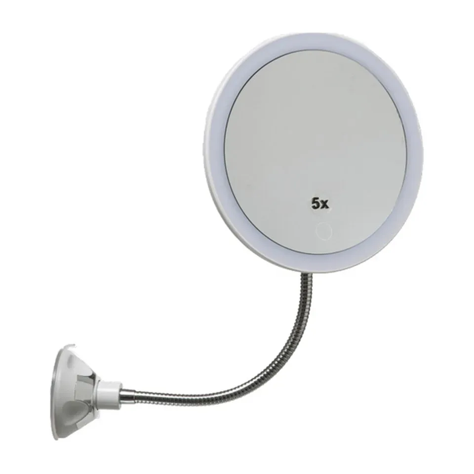Ogledalo sa led svetlom Five bela fleksibilno, 18,5x7x43,5 cm 174587