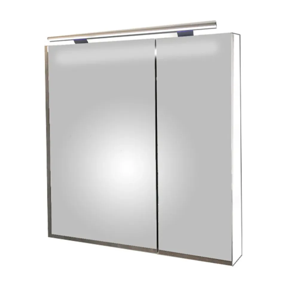 Ogledalo sa rasvetom Pino Art Sharp Art beton 70 (69x65.8 cm)