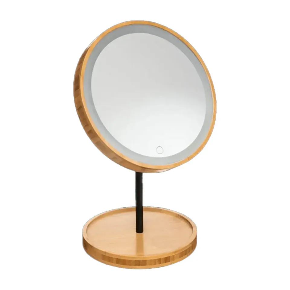 Ogledalo za kupatilo Five Inconnue bambus 18.9x31 cm sa LED svetlom