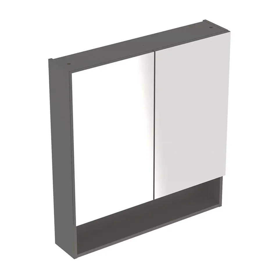 Ormarić sa ogledalom Geberit Selnova Square lava mat 58,8x85x17,5 cm