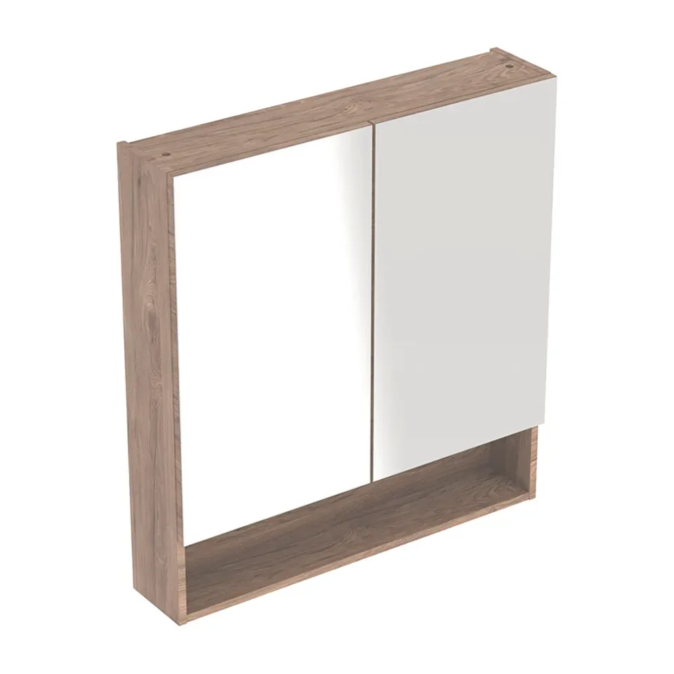 Ormarić sa ogledalom Geberit Selnova Square orah 58,8x85x17,5 cm