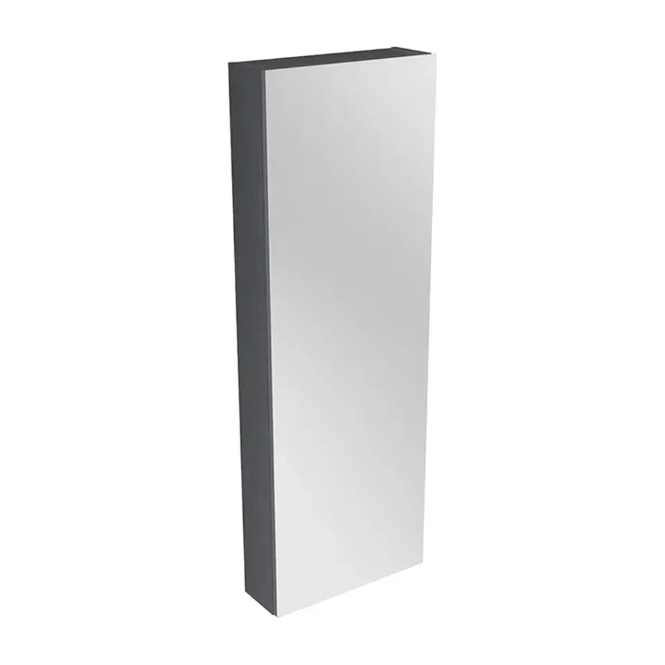 Ormarić sa ogledalom Kolpa San Malaya dark grey 45x130x15 cm