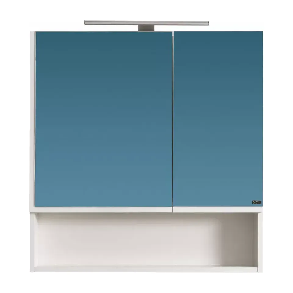 Ormarić sa ogledalom Pino Art Neo Art bela 80 cm, sa LED rasvetom