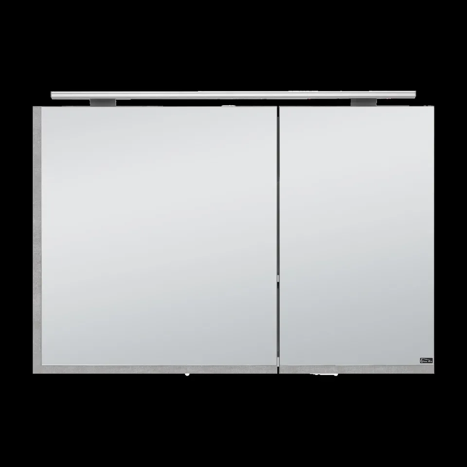 Ormarić sa ogledalom Pino Art Sharp Art siva 90 cm sa led svetlom