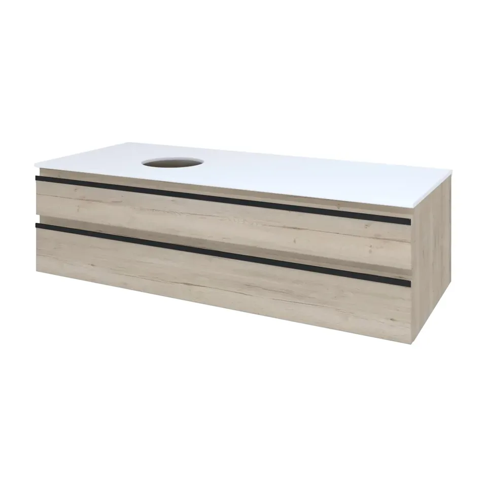 Ormarić za lavabo Kolpa San Alexis CW craft wood 120 cm / bez umivaonika