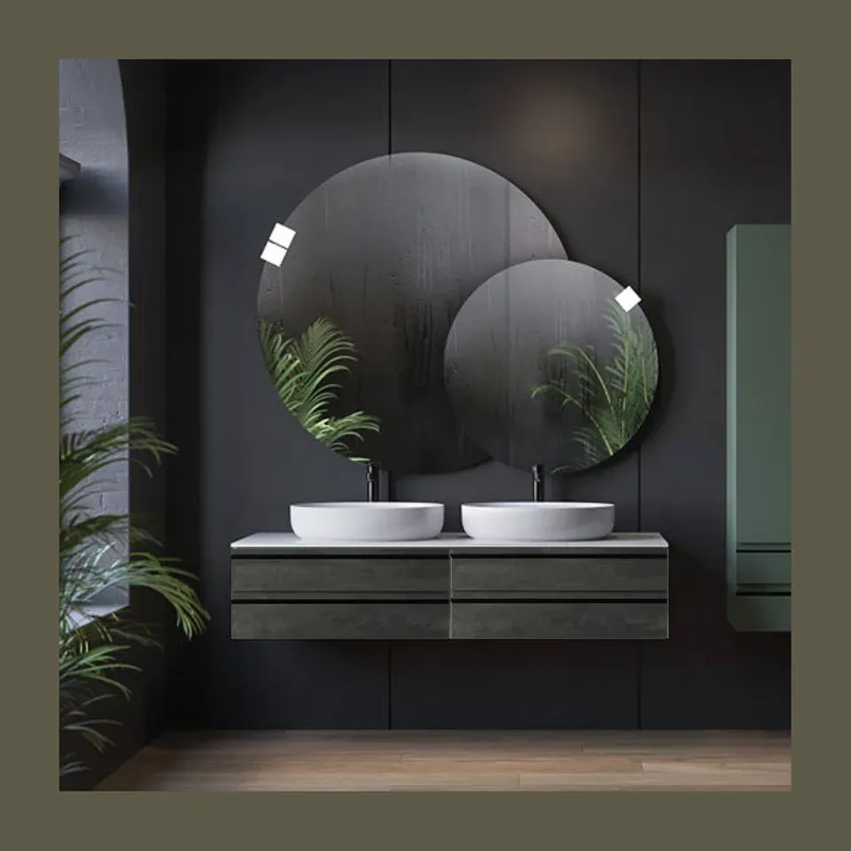 Ormarić za lavabo Kolpa San Alexis siva 150 cm
