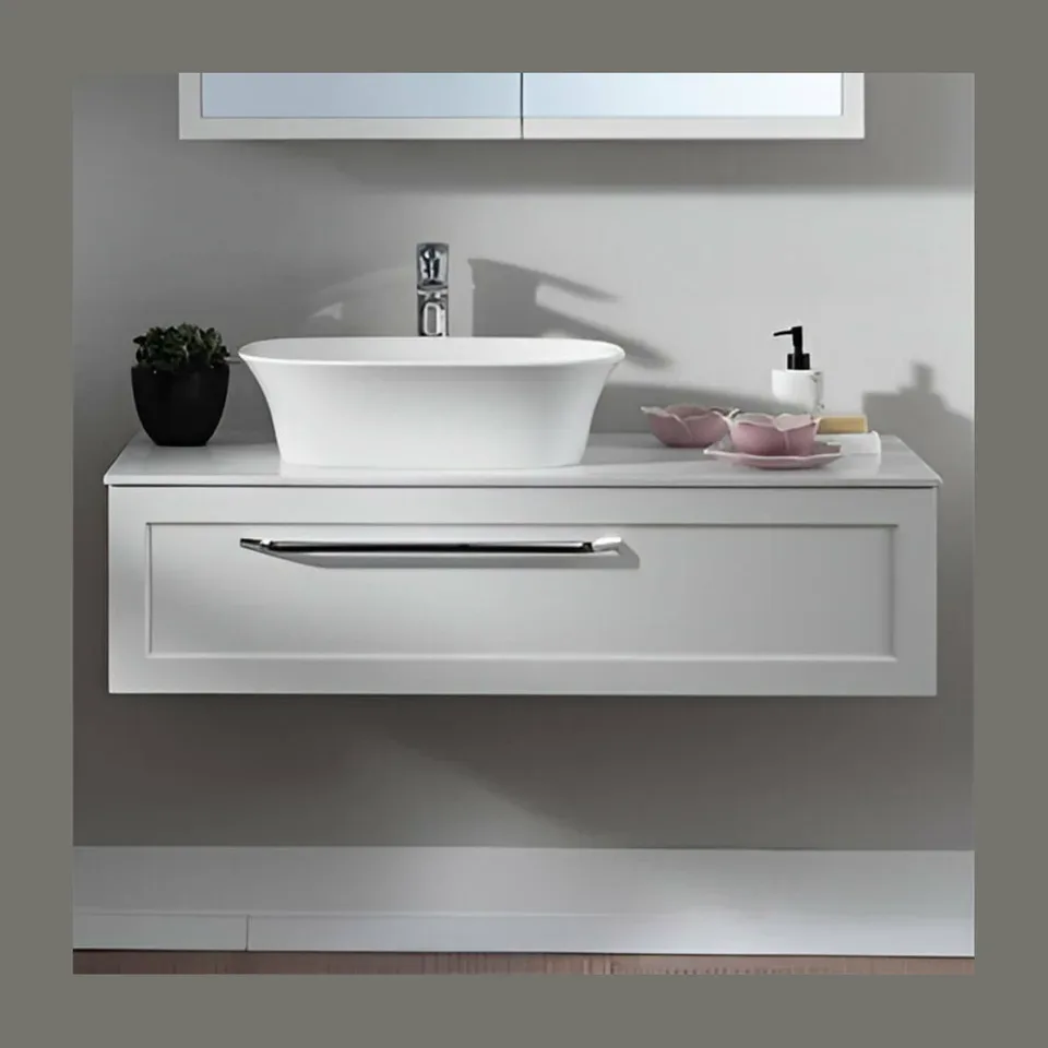 Ormarić za lavabo Kolpa San Blanche bela 110 cm sa pločom