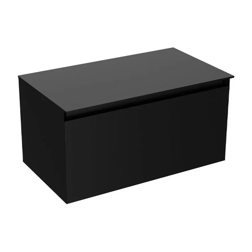 Ormarić za lavabo LineArt Tisa crna 80 cm, bez lavaboa