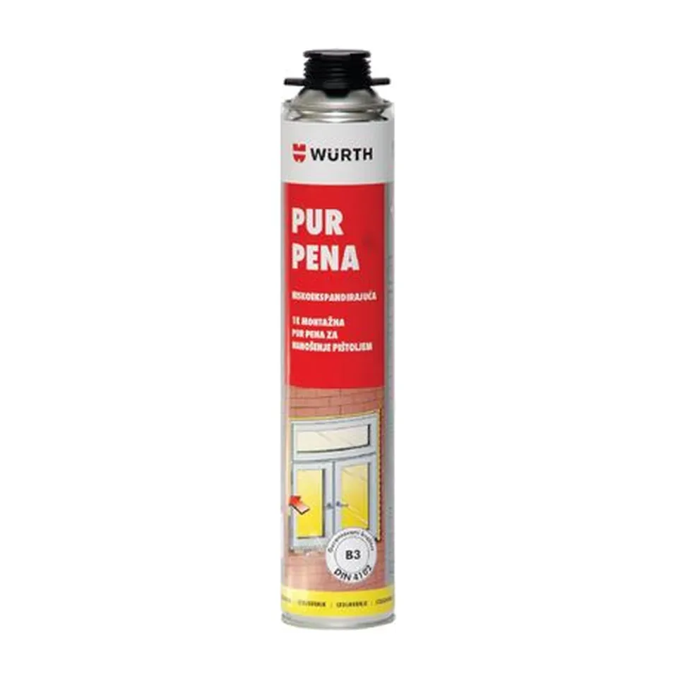 Pištoljska pur pena Würth Sabesto B3 pištoljska, 750 ml