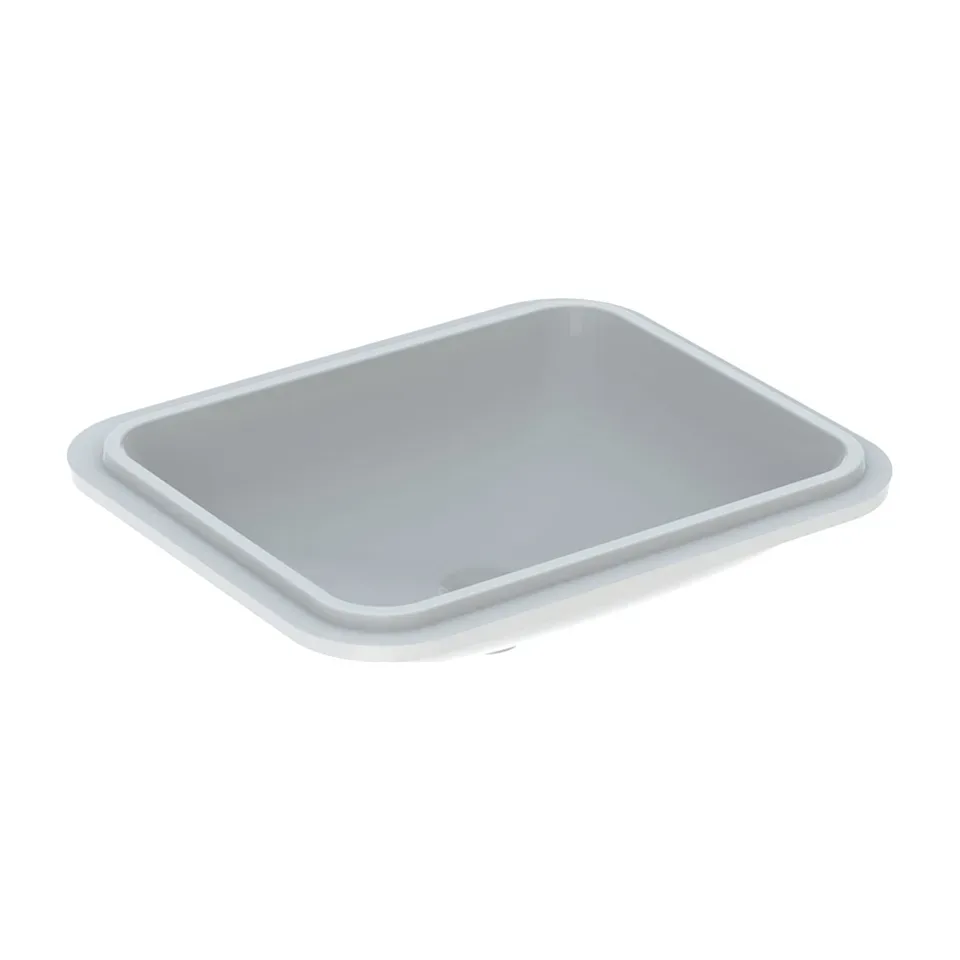 Podgradni lavabo Geberit VariForm bela sjaj 58x49 cm