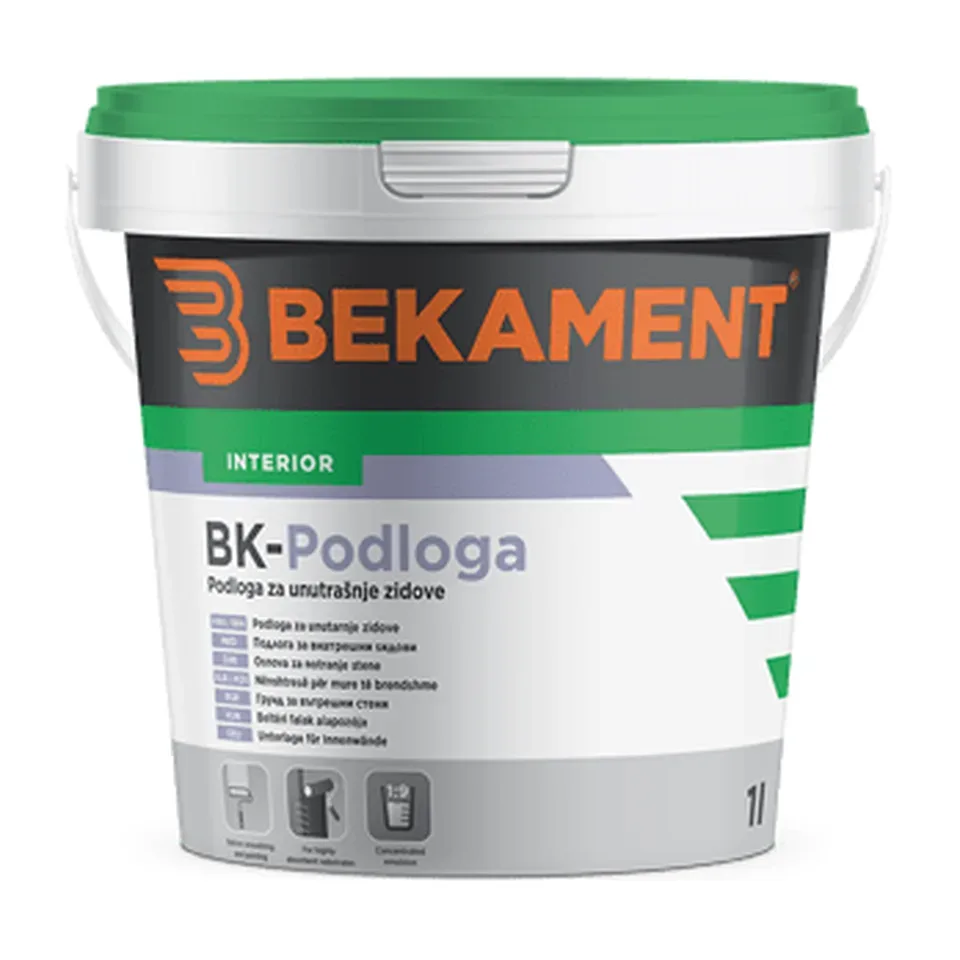 Podloga za unutrašnje boje Bekament BK-Podloga, 1 l