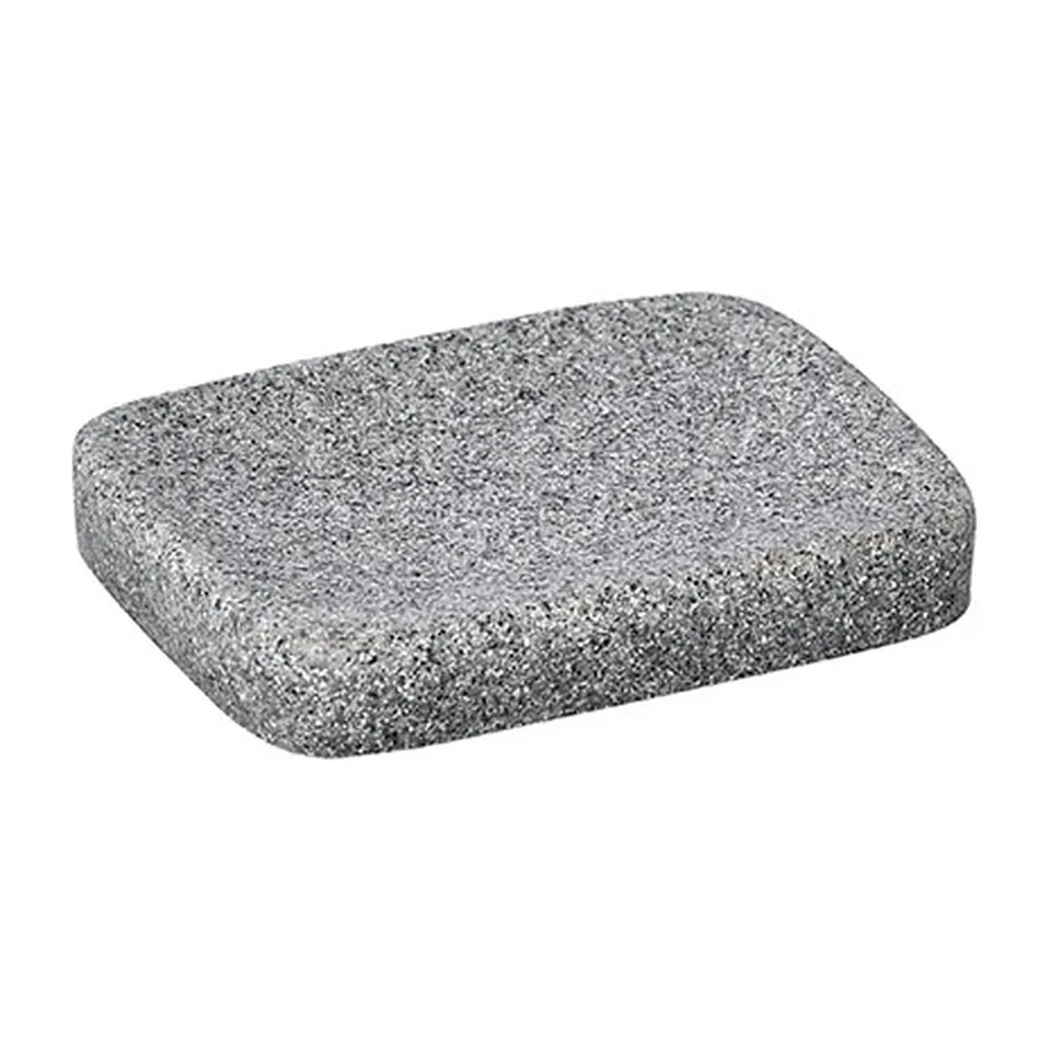 Posuda za sapun Tendance Square siva 10.8x8.3x1.8 cm