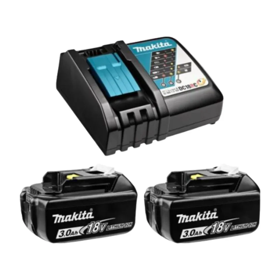 Punjač i baterije Makita 18 V / 2x 3 Ah DC18RC + BL1830B