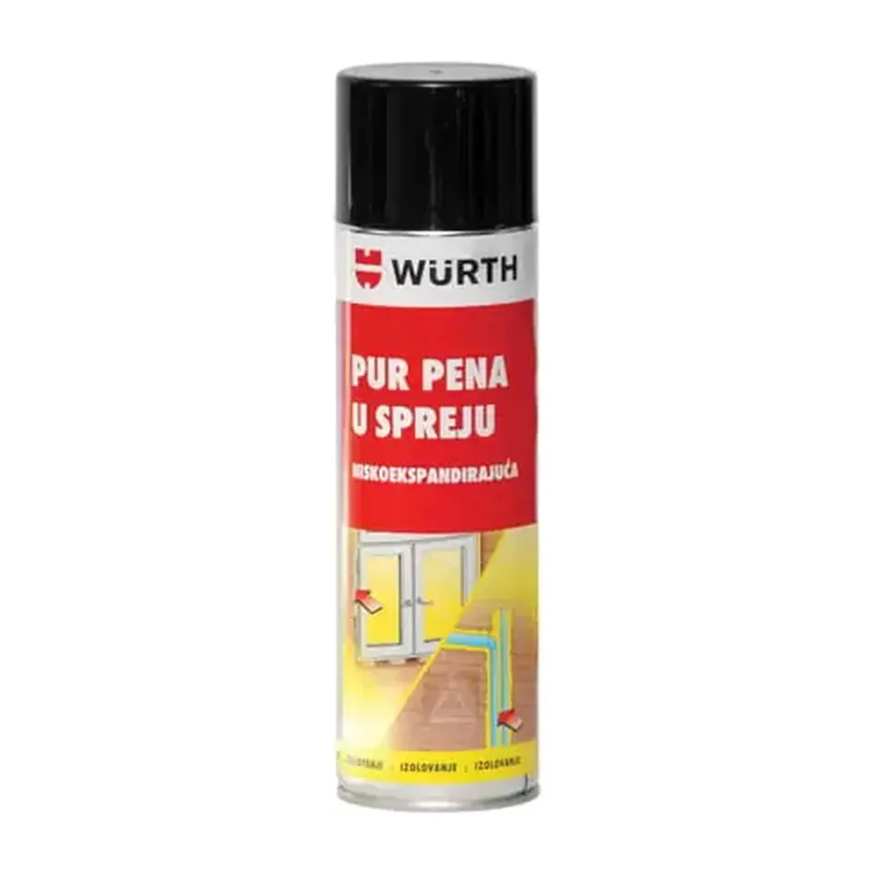 Pur pena Wurth nisko ekspandirajuća, ručna, 500 ml