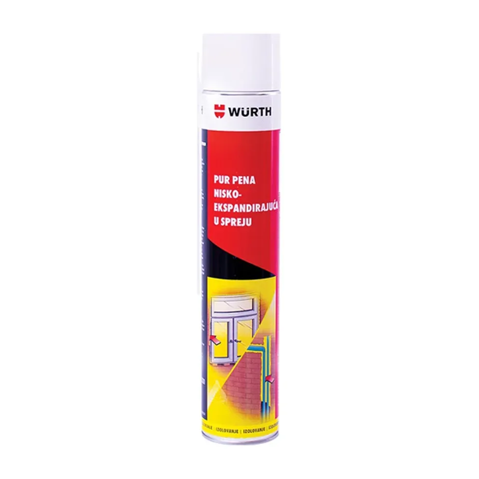 Pur pena Würth nisko ekspandirajuća, ručna 589215211, 750 ml