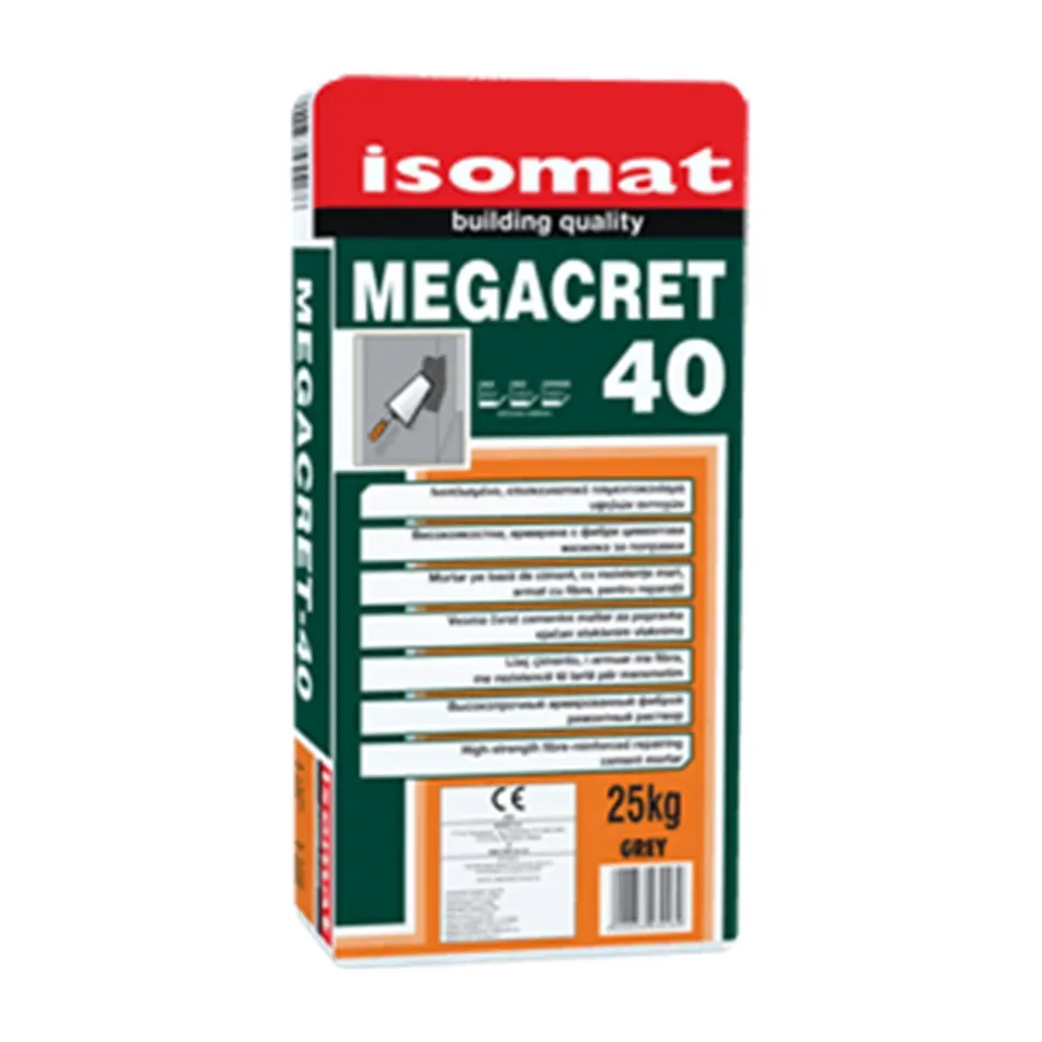Reparaturni malter Isomat Megacret-40 siva, 25 kg
