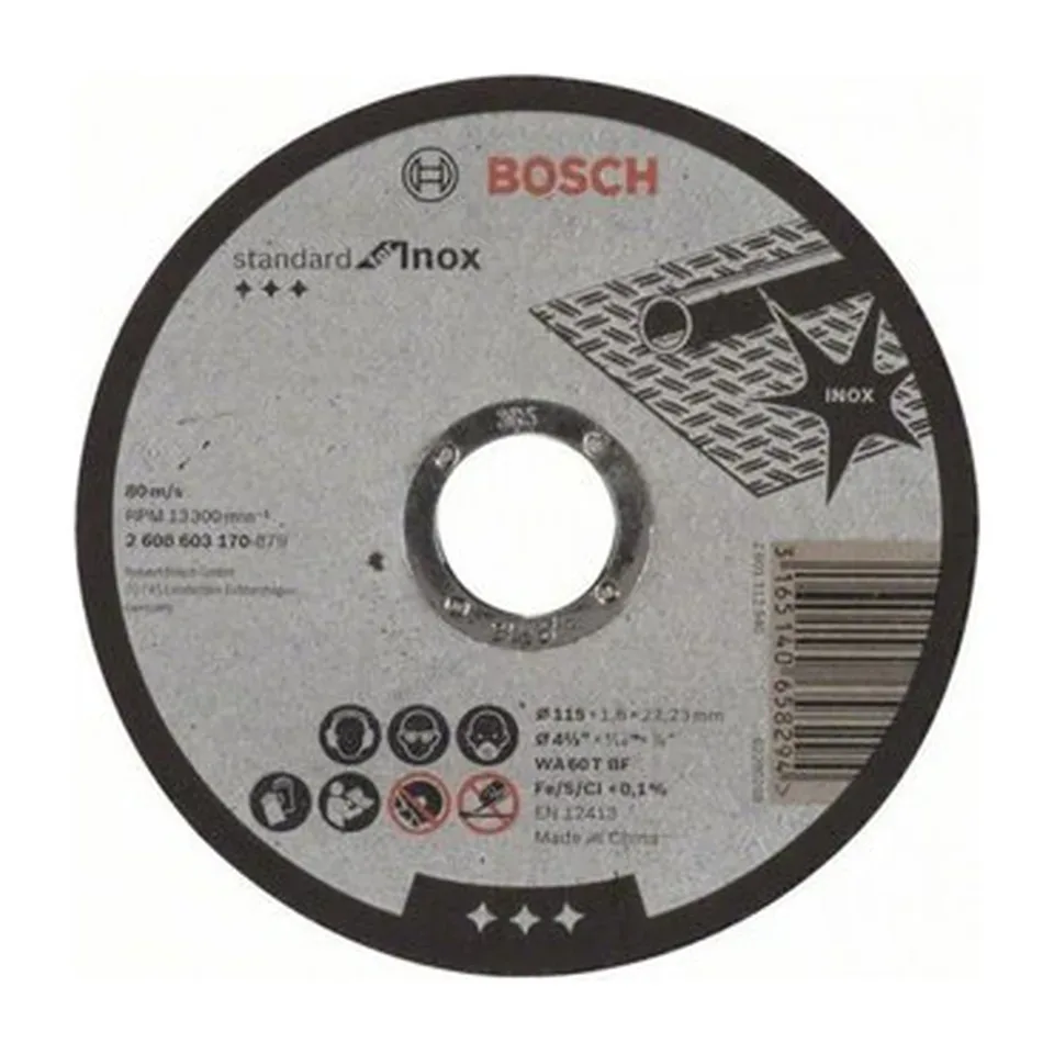Rezna ploča Bosch 115x1.6 mm, za inox 2 608 603 170