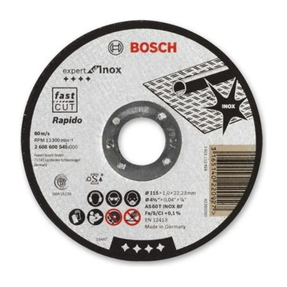 Rezna ploča Bosch 115x1, za inox 2.608.600.545