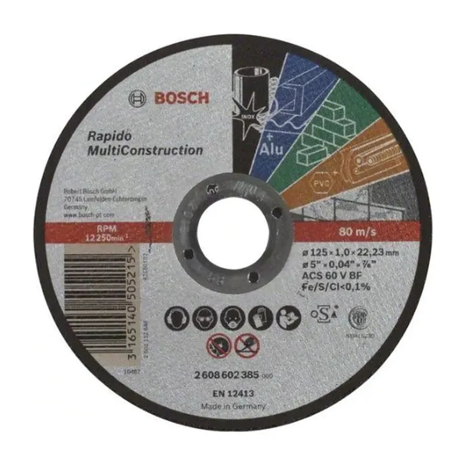 Rezna ploča Bosch 125x1.0x22.23 mm 2608603165