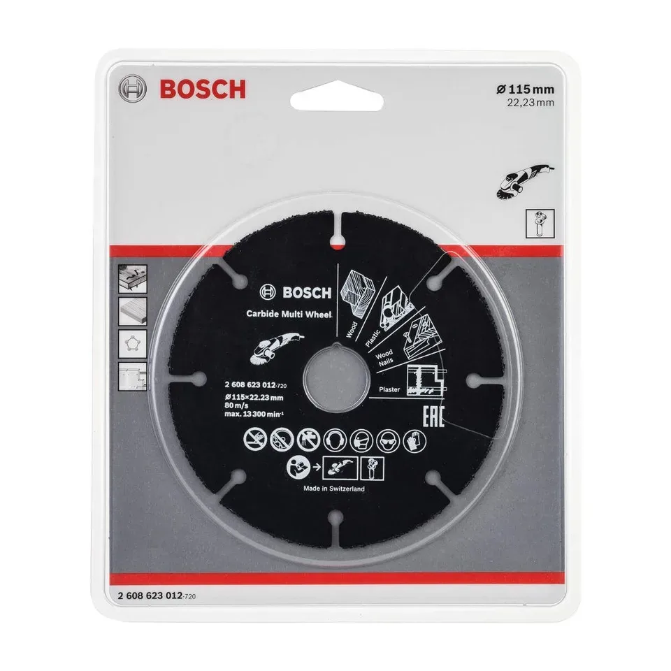 Rezna ploča Bosch Carbide Multi Wheel 115x22,23x1,0 mm