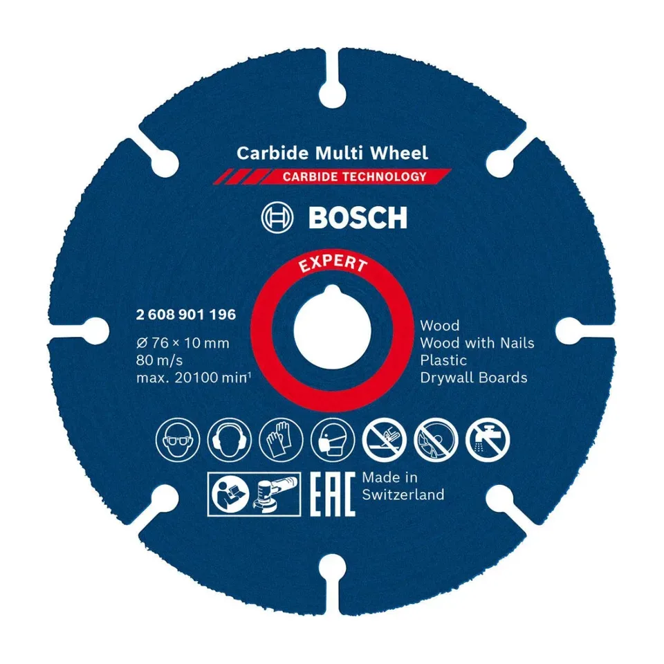 Rezna ploča Bosch Expert Carbide Multi Wheel 76 x 10mm za GWS 12V-76