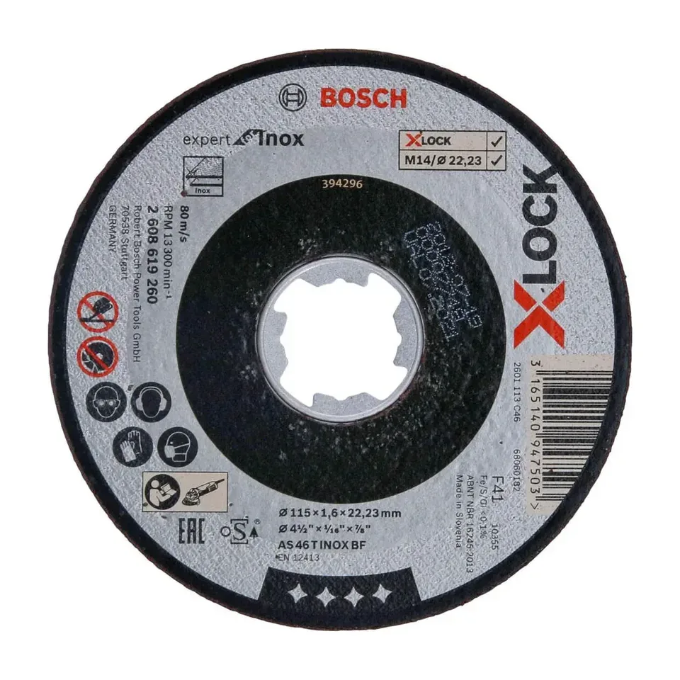 Rezna ploča Bosch Expert for Inox 115x1,6 mm X-LOCK ravna