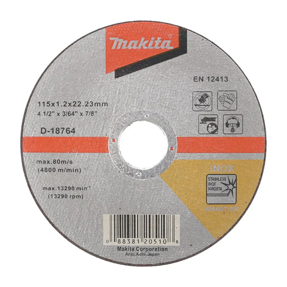 Rezna ploča Makita 115 x 1.2 mm / za inox D-18764