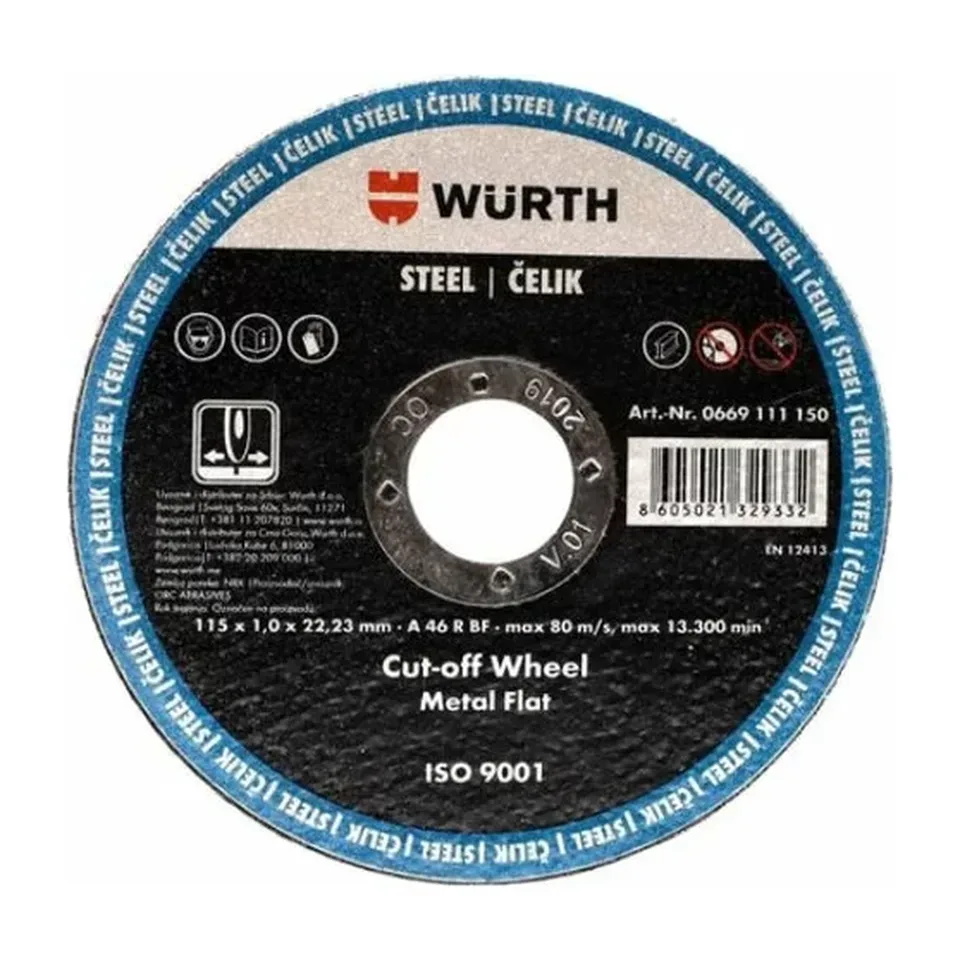 Rezna ploča Würth 115x1