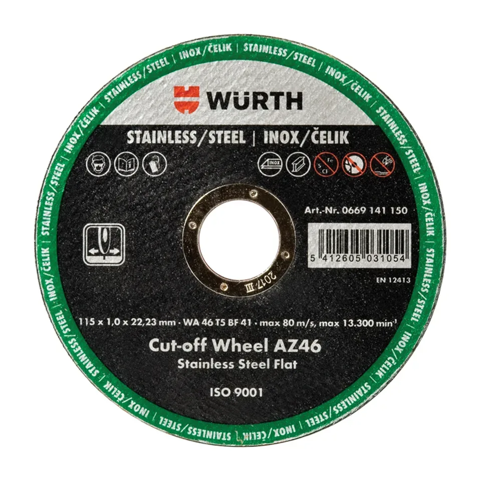 Rezna ploča Würth 115x1 mm, za inox