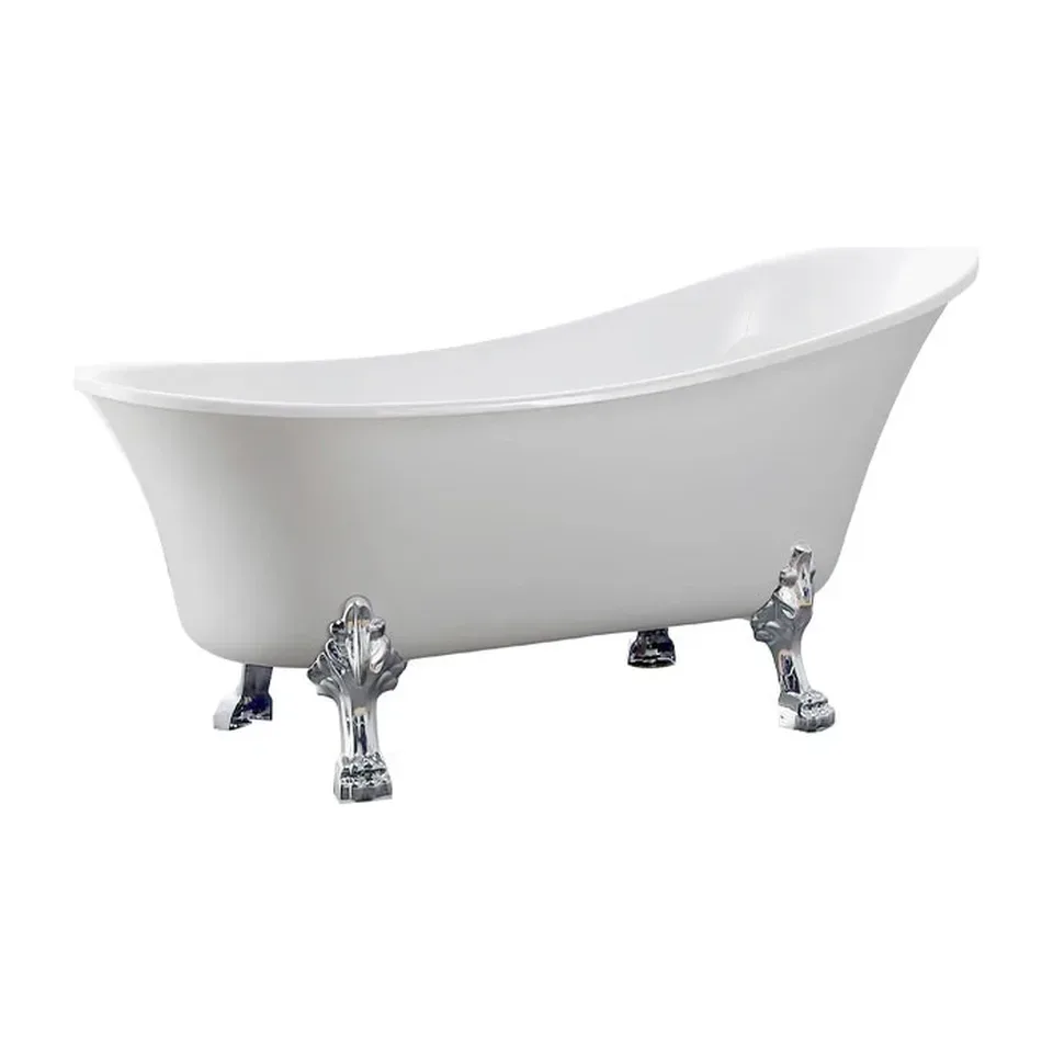 Samostojeća kada Copen Sophia sjajna bela 176x71x77 cm