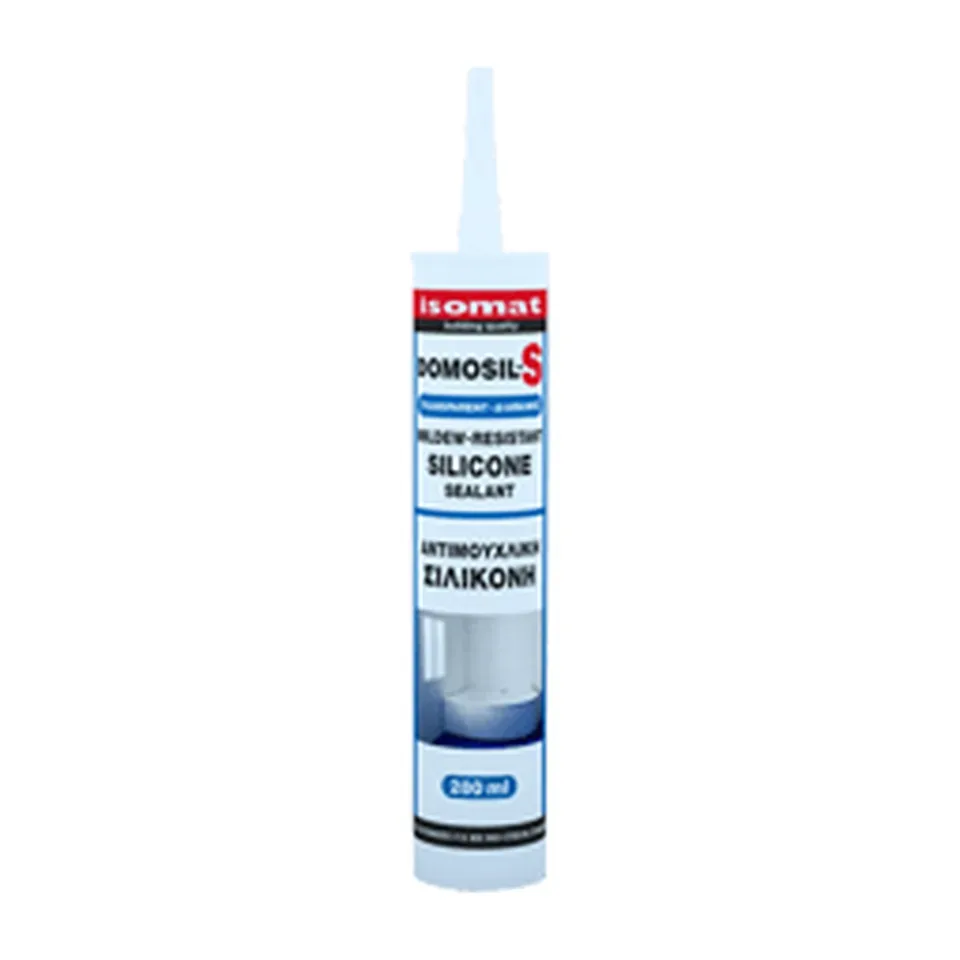 Sanitarni silikon Isomat Domosil-S bela, 280 ml