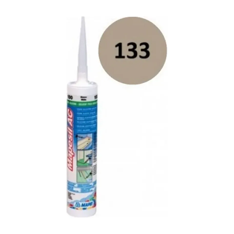 Sanitarni silikon Mapei Mapesil AC 133 sand