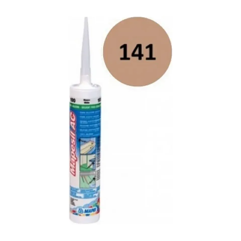 Sanitarni silikon Mapei Mapesil AC 141 caramel, 310 ml