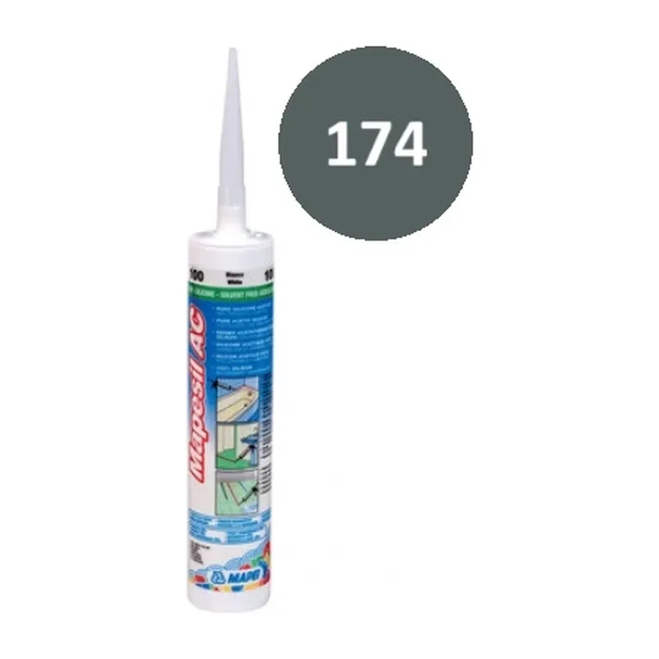 Sanitarni silikon Mapei Mapesil AC 174 tornado, 310 ml