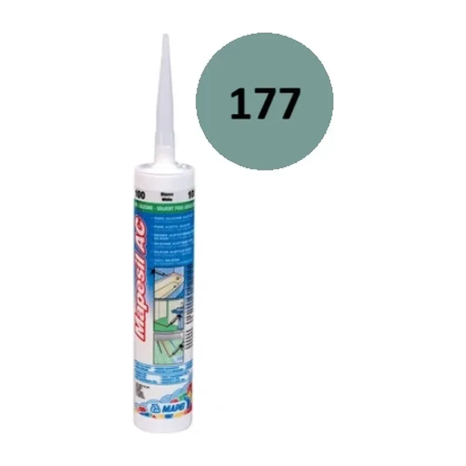 Sanitarni silikon Mapei Mapesil AC 177 žalfija, 310 ml
