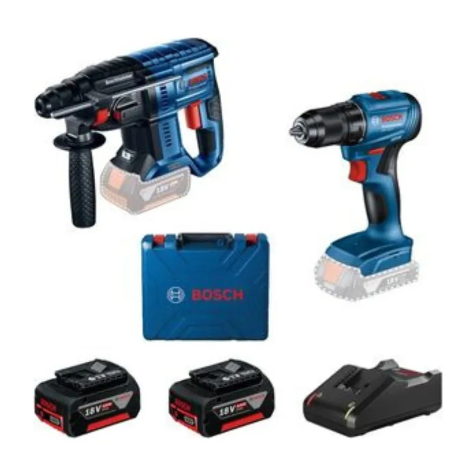 Set aku alata Bosch GBH 180-Li + GSR 185-Li, 2x4.0Ah 0615990N20