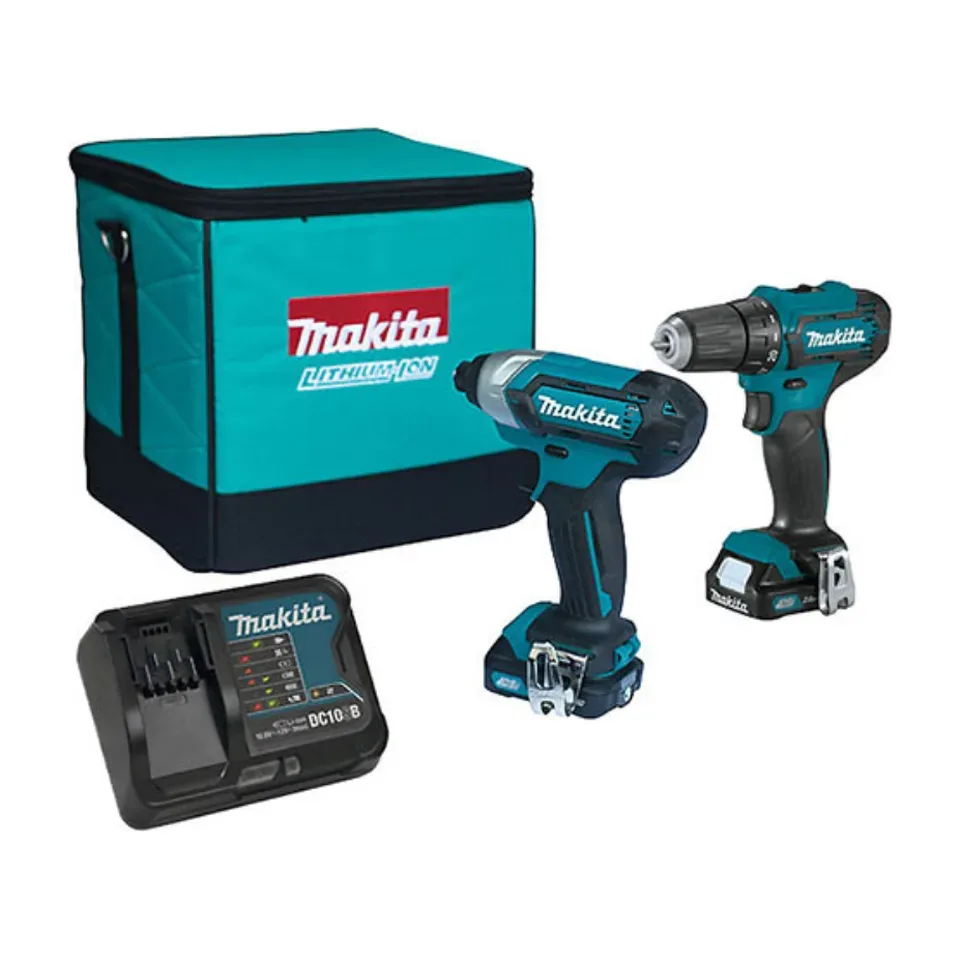 Set aku bušilica Makita DF333D + TD110D 2.0 Ah CLX224SA
