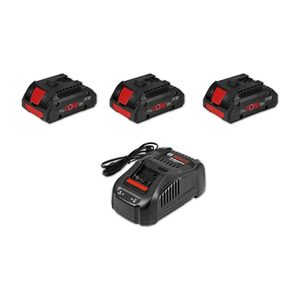Set baterija i punjač Bosch ProCORE 3x GBA 18V 4.0Ah + GAL 1880 CV