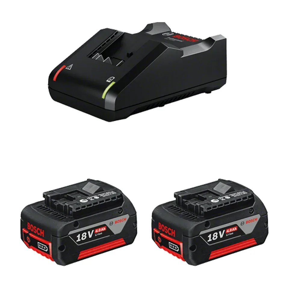 Set baterije i punjač Bosch GAL 18V-40 + 2x GBA 18V 4.0Ah 1600A019S0