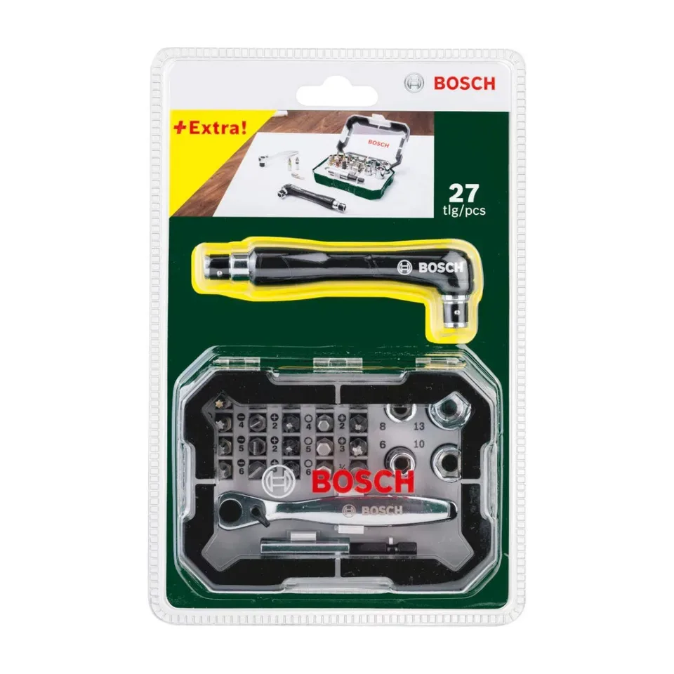 Set bitova i pribora Bosch Promoline 27-delni, 27 kom