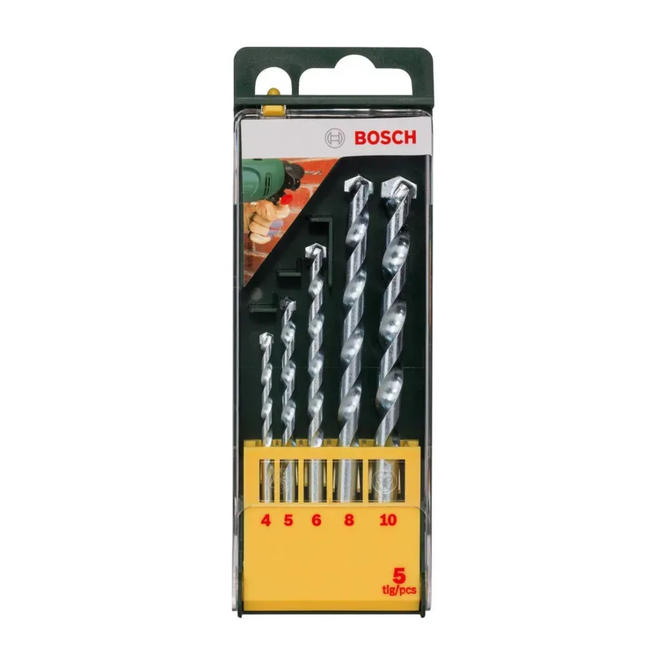 Set burgija za kamen Bosch 5-delni Ø 4/5/6/8/10 mm 2607019438, 5 kom