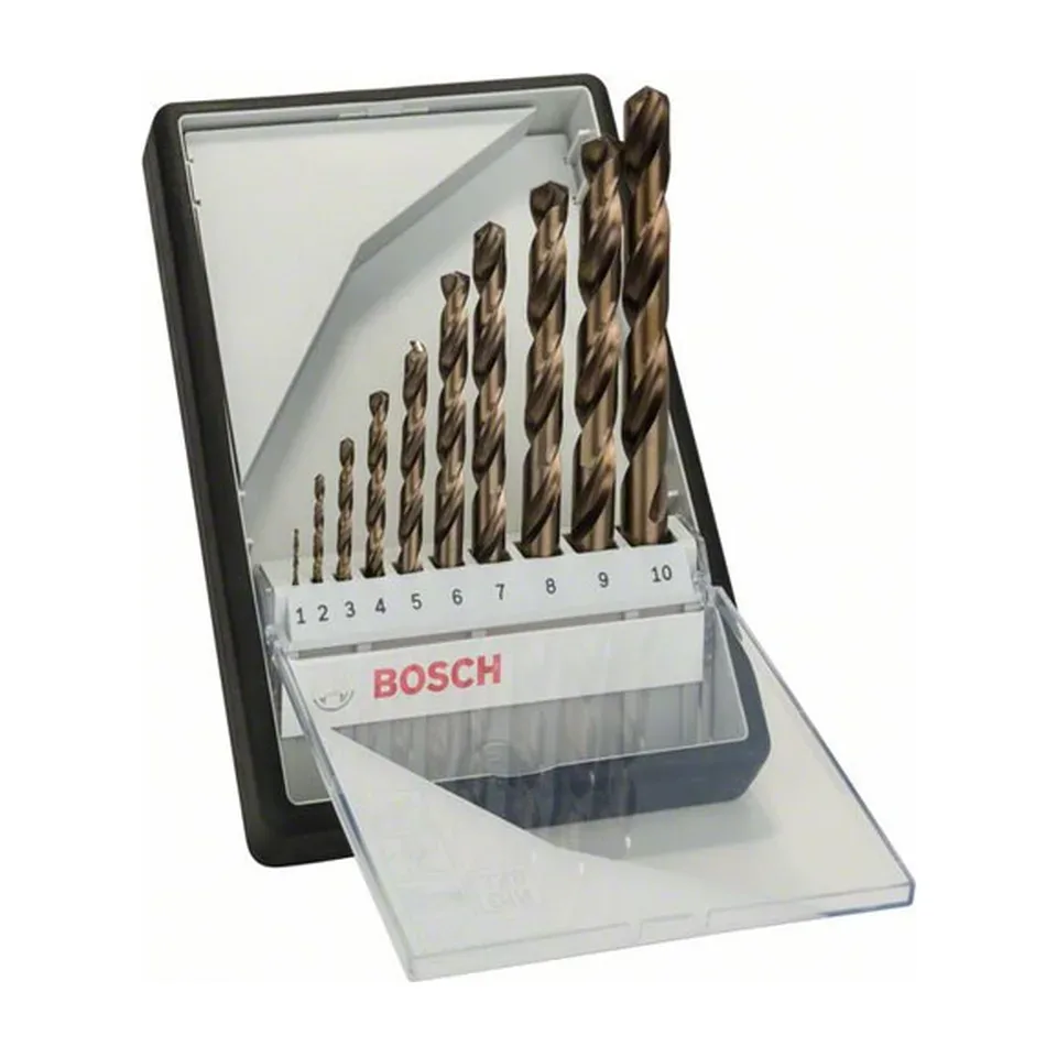 Set burgija za metal Bosch Robust Line HSS-Co 1-10 mm, 10 kom