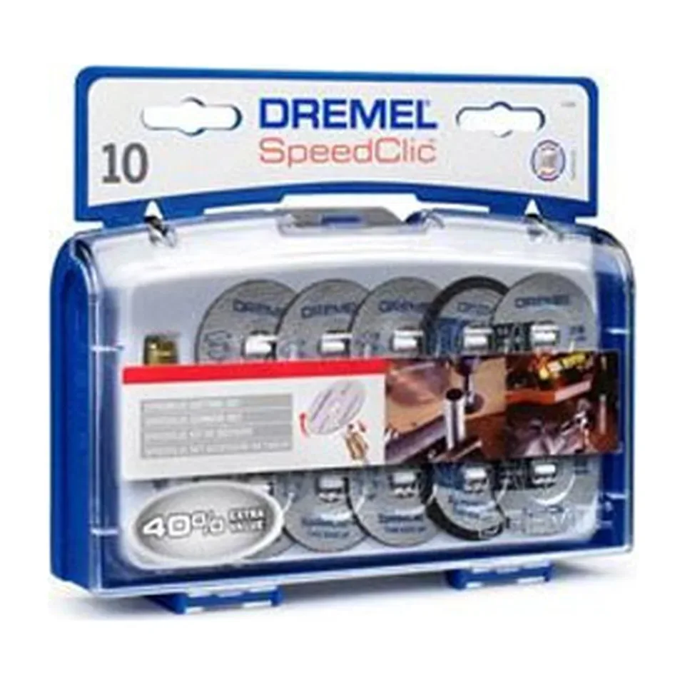 Set pribora za sečenje Dremel EZ SpeedClic 10 diskova + osovina