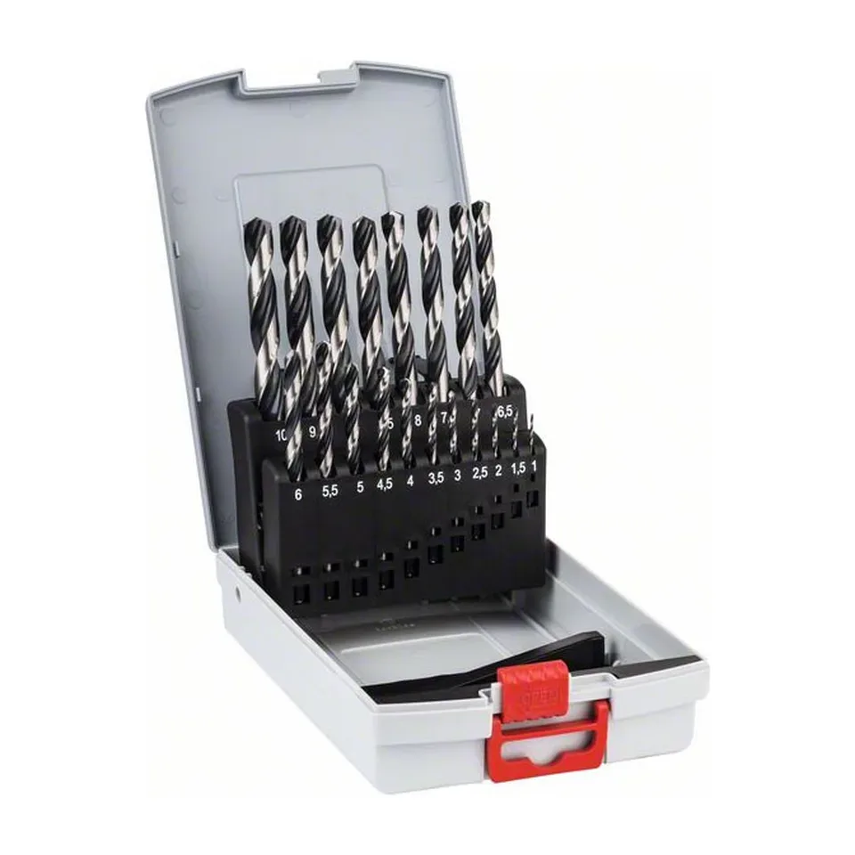 Set spiralnih burgija Bosch PointTeQ 1-10 mm HSS 19 kom, 19 kom