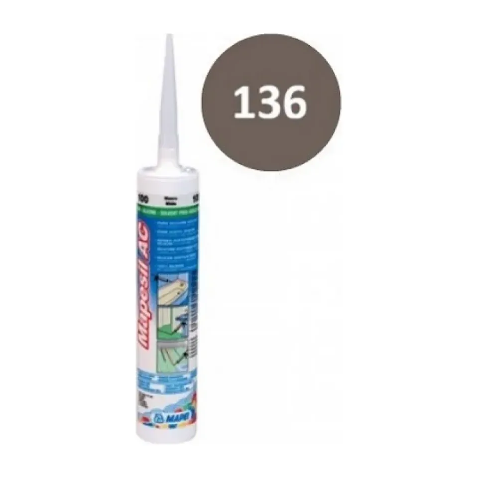 Silikon Mapei Mapesil AC 136 mud
