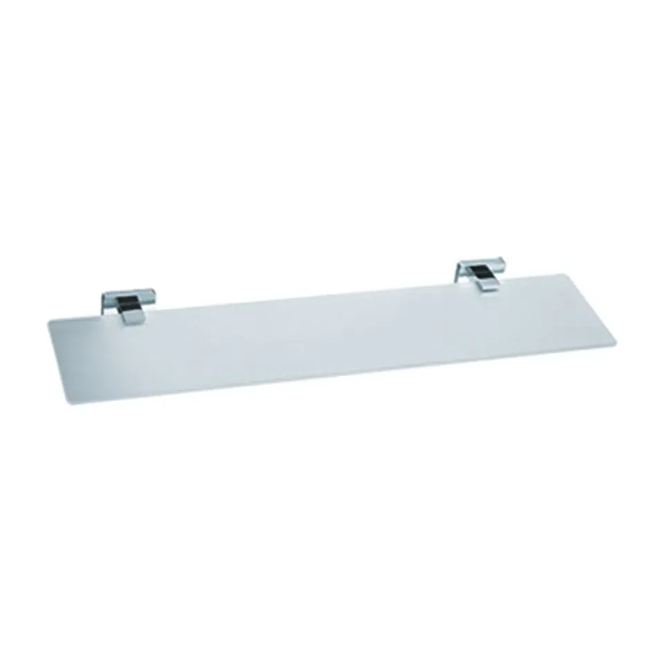 Staklena polica Rosan Quadro hrom 53 cm