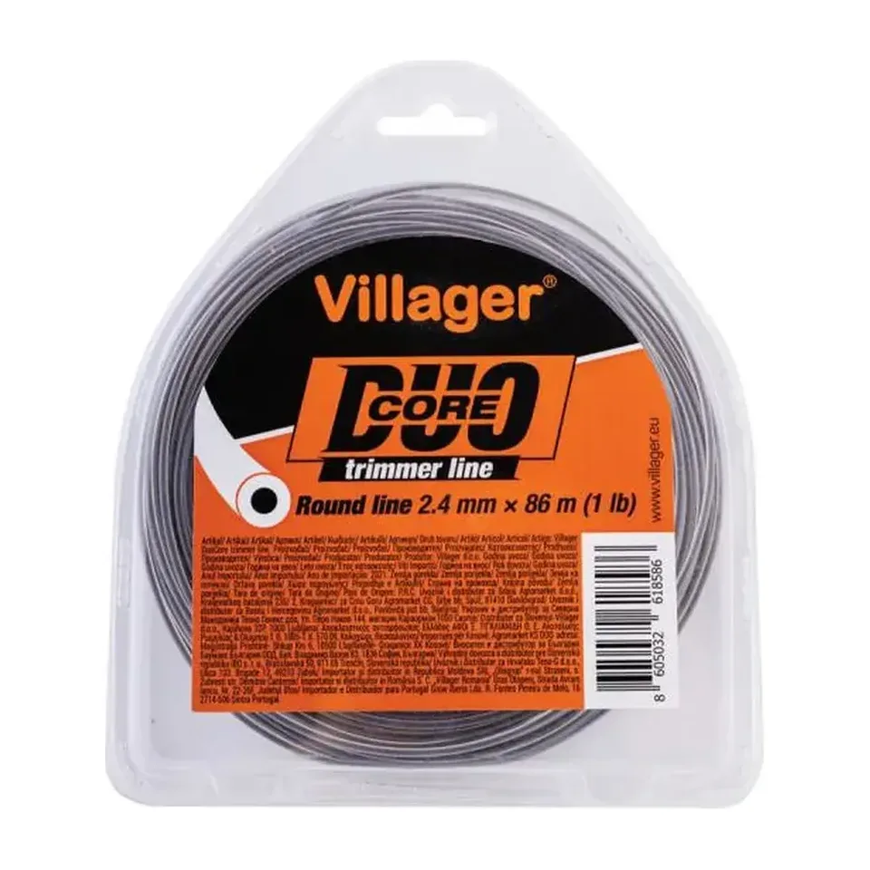Struna za trimer Villager Duo Core 2.7 mm x 15 m okrugla, 15 m