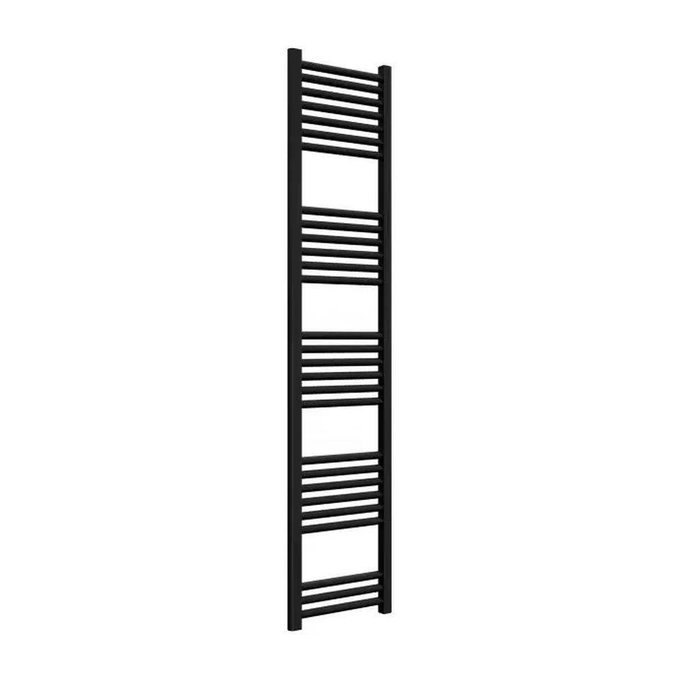 Sušač za peškire Warme Werra mat crna 400x1800 mm