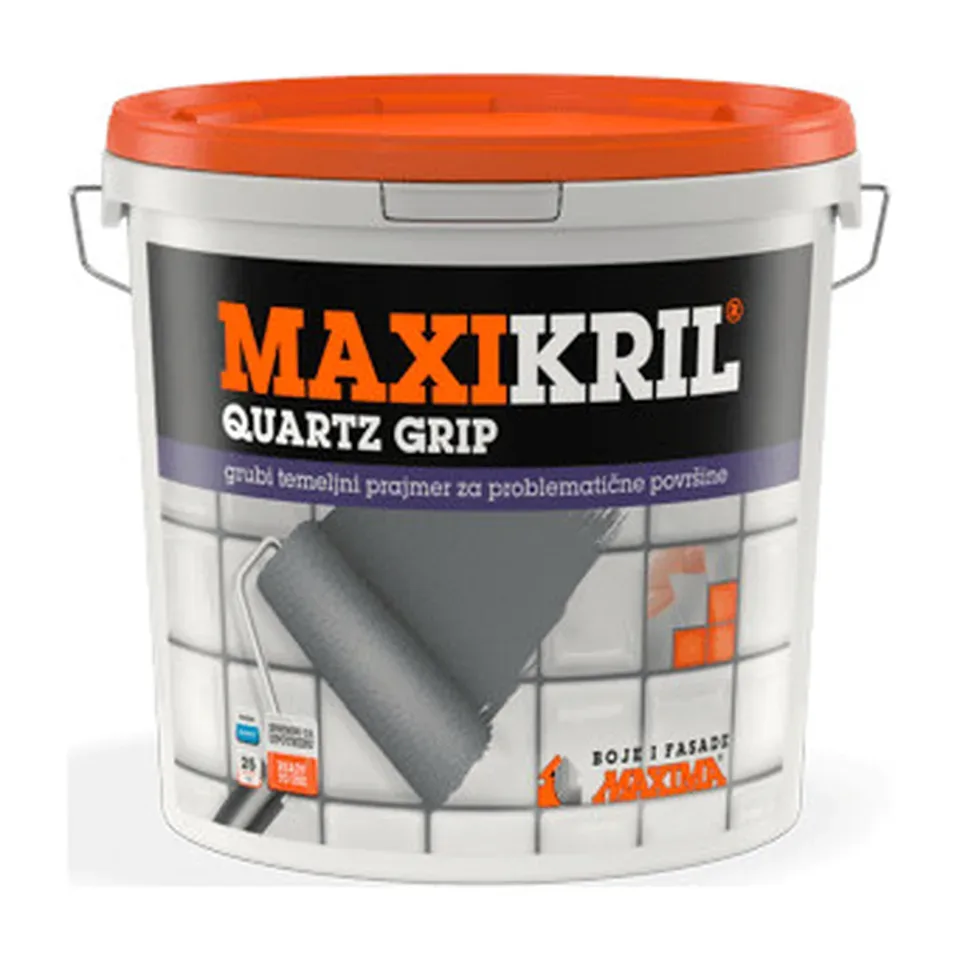 Temeljni prajmer Maxima Maxikril Quartz Grip, 1 kg